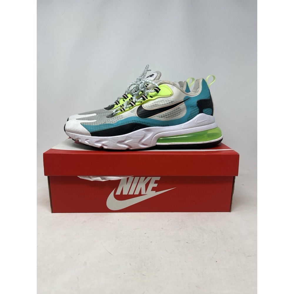 Nike Men's Air Max 270 React CT1265-300 Oracle Aqua/Ghost Green Size 13
